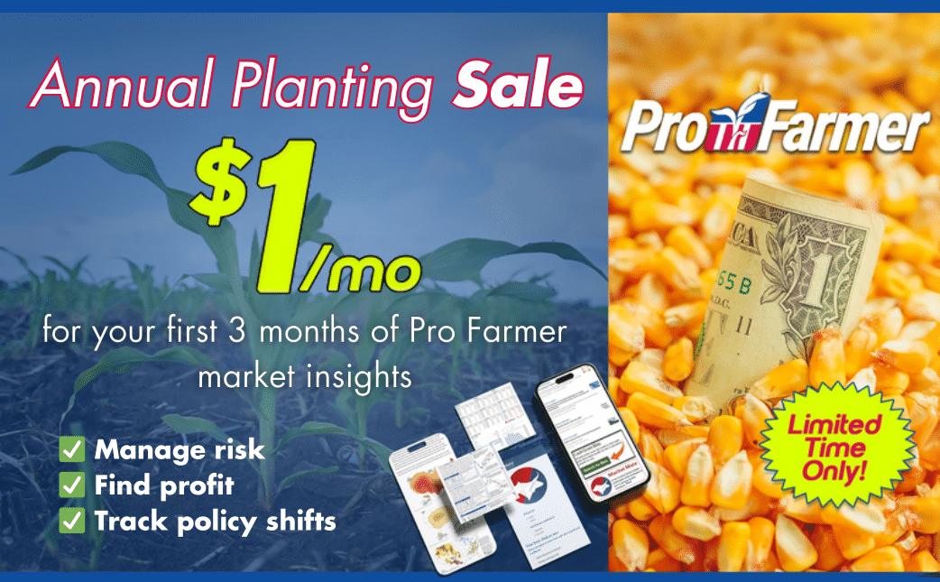 for your first 3 months of Pro Farmer market insights-1